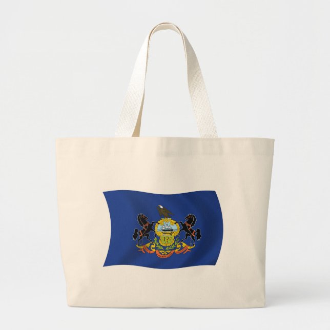 Pennsylvania Flag Tote Bag (Front)