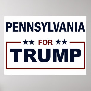 Pennsylvania for Trump Poster