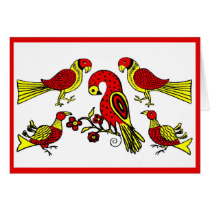 Pennsylvania German folk art birds