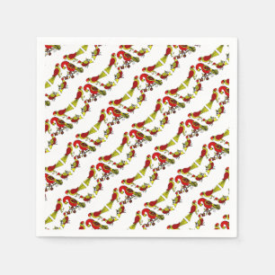 Pennsylvania German folk art birds Napkin