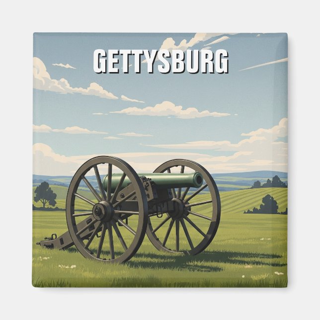 Pennsylvania Gettysburg Travel Magnet (Front)
