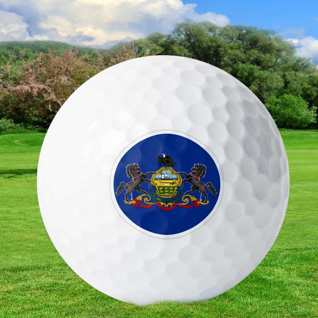 Pennsylvania Golf Balls, state Flag / Patriots Golf Balls (Creator Uploaded)