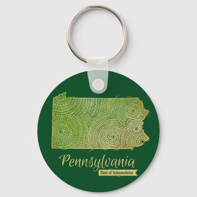 Pennsylvania Key Ring (Front)