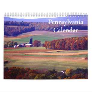 Pennsylvania Lancaster County Calendar 2027