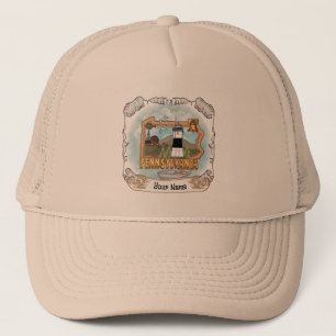 Pennsylvania Lighthouse Trucker Hat