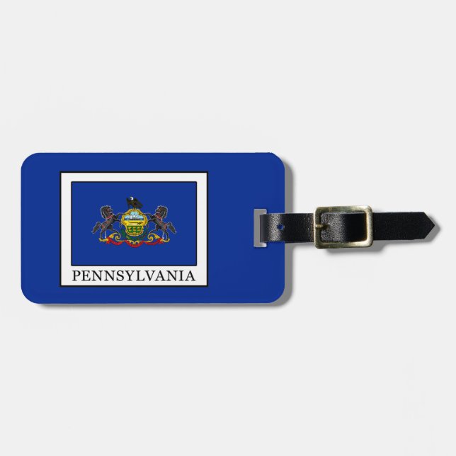 Pennsylvania Luggage Tag (Front Horizontal)