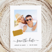 Pennsylvania Map Photo Wedding Save the Date Card
