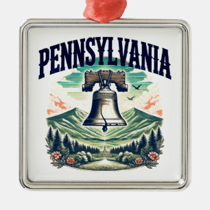 Pennsylvania Metal Ornament