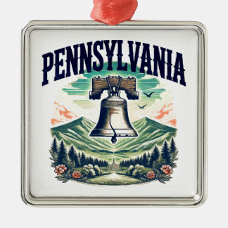 Pennsylvania Metal Ornament