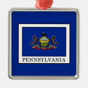 Pennsylvania Metal Ornament