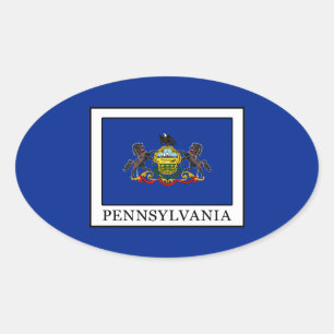 Pennsylvania Oval Sticker