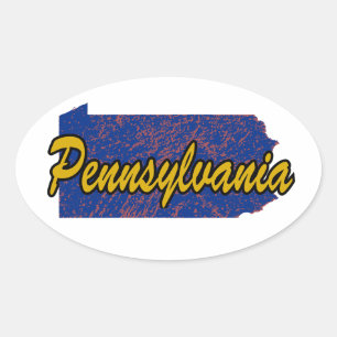 Pennsylvania Oval Sticker