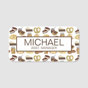 Pennsylvania PA Dutch Amish Foods Cuisine Name Tag