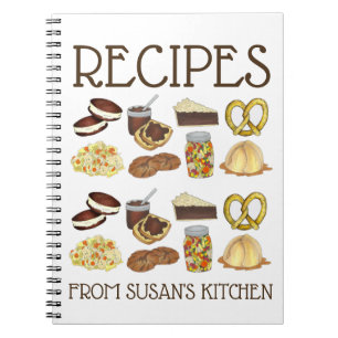 Pennsylvania PA Dutch Recipes Personalised Cooking Notebook