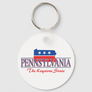 Pennsylvania Patriotic Keychain