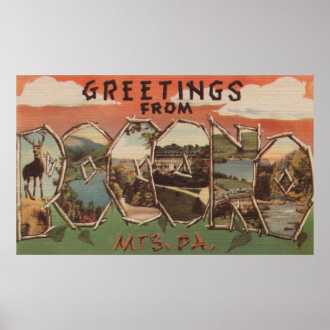 Pennsylvania - Pocono Mountians Poster (Front)