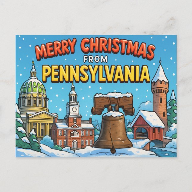 PENNSYLVANIA Postcard (Front)