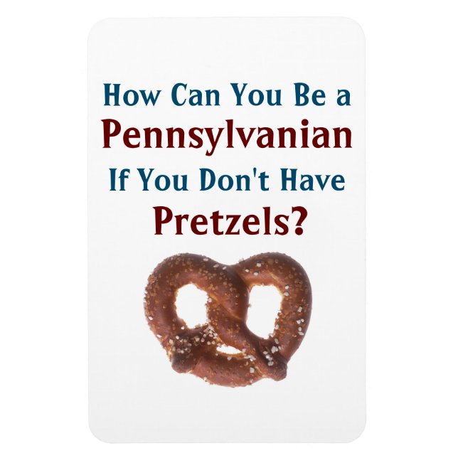 Pennsylvania Pretzels Magnet (Vertical)