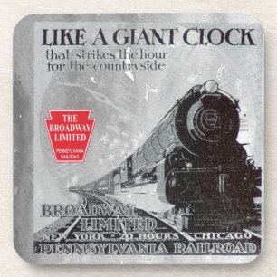 Pennsylvania Railroad Broadway Limited 1928 Coaster