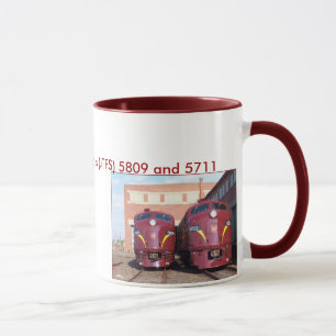 Pennsylvania Railroad E-8a,s (JTFS) 5809 and 5711 Mug