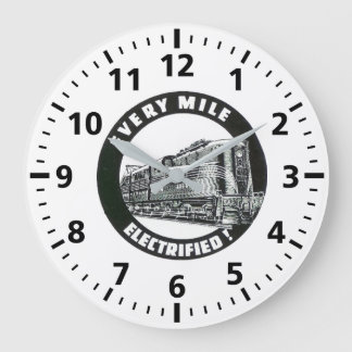 Pennsylvania Railroad  every mile electrified    Large Clock