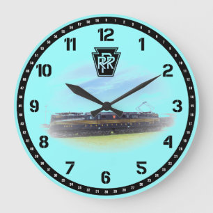 Pennsylvania Railroad GG-1 #4800 Side View Large Clock