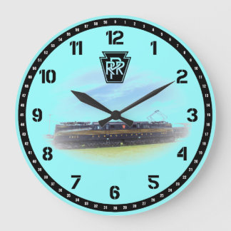 Pennsylvania Railroad GG-1 #4800 Side View Large Clock
