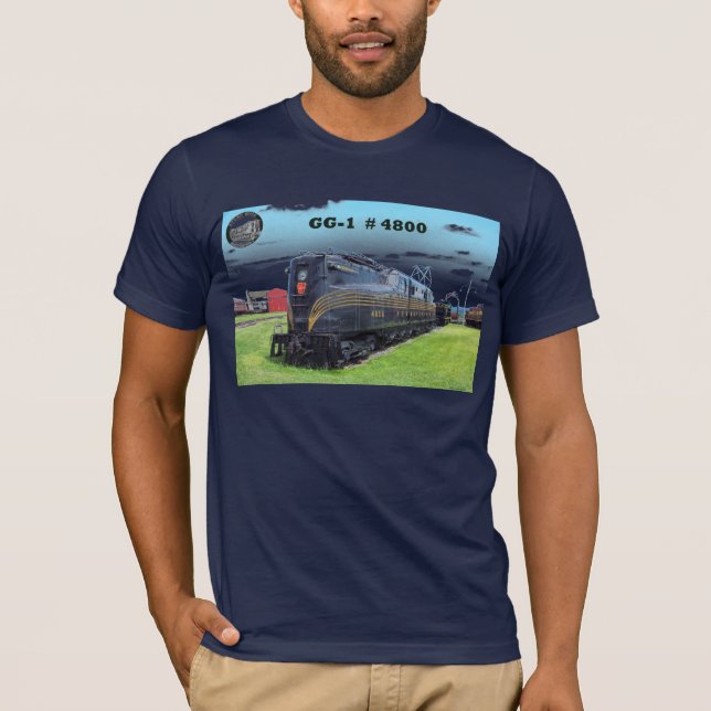 Pennsylvania Railroad Locomotive GG-1 #4800 -2- T-Shirt (Front)