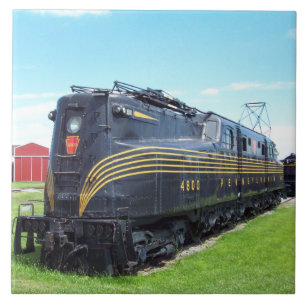 Pennsylvania Railroad Locomotive GG-1 #4800 Ceramic Tile