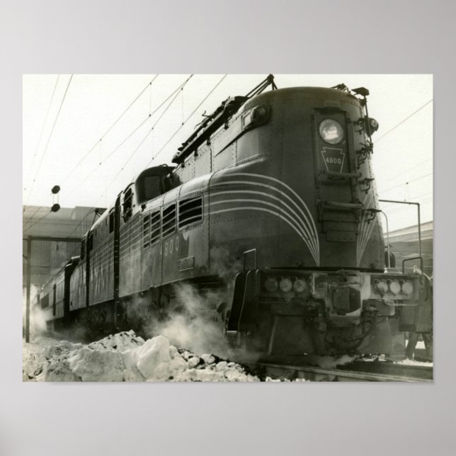 Pennsylvania Railroad Locomotive GG-1 #4800  Poster (Front)