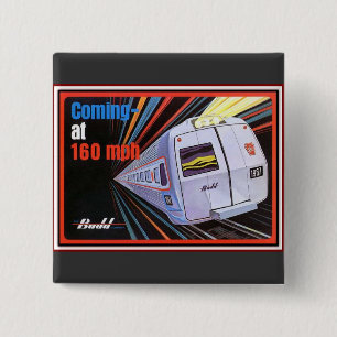 Pennsylvania Railroad Metroliner 1967 Button