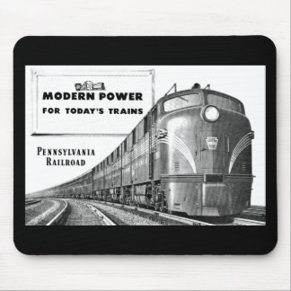 Pennsylvania Railroad Modern Train Power Mouse Pad