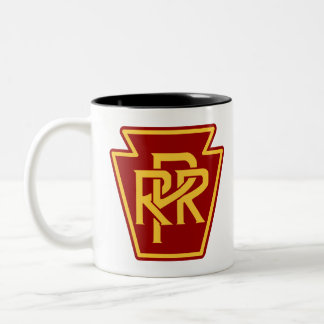Pennsylvania Railroad Two-Tone Coffee Mug