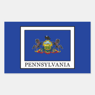 Pennsylvania Rectangular Sticker