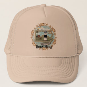 Pennsylvania Shells Lighthouse Trucker Hat