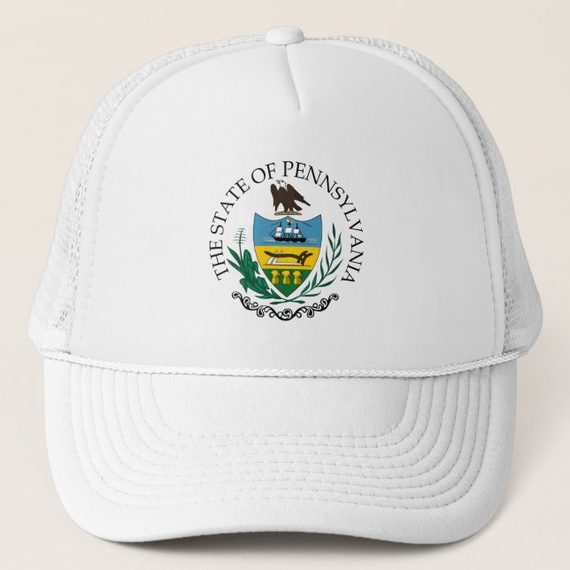 Pennsylvania sign trucker hat (Front)