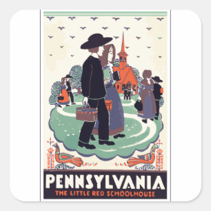 PENNSYLVANIA SQUARE STICKER