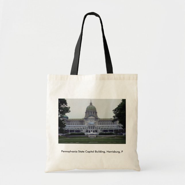 Pennsylvania State Capitol Building, Harrisburg, P Tote Bag (Front)
