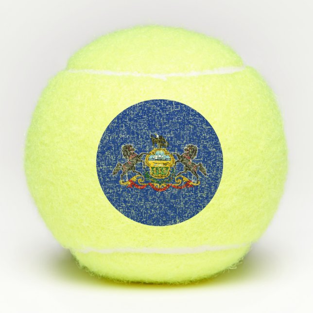 Pennsylvania State Flag Tennis Balls (Front)