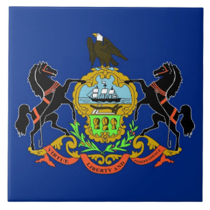 Pennsylvania State Flag Tile