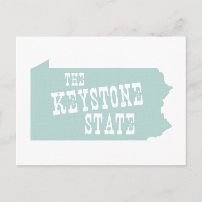 Pennsylvania State Nickname Postcard (Front)