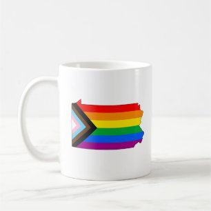 Pennsylvania State Pride LGBTQ Progress Pride Coffee Mug