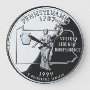 Pennsylvania State Quarter Clock