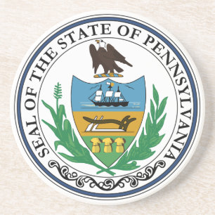 Pennsylvania State Seal Coaster