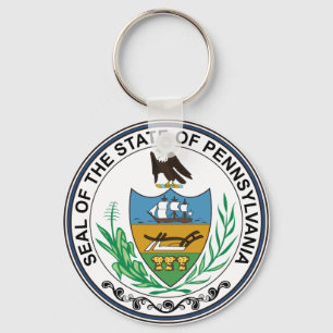 Pennsylvania State Seal Key Ring