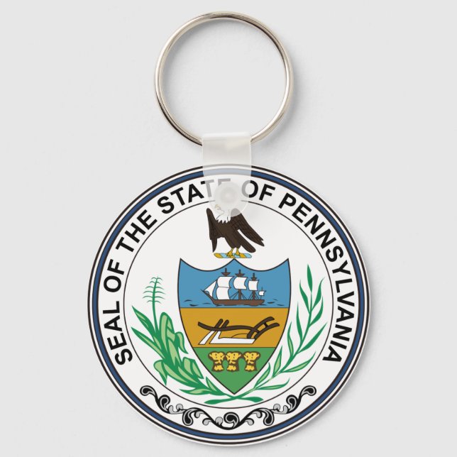 Pennsylvania State Seal Key Ring (Front)