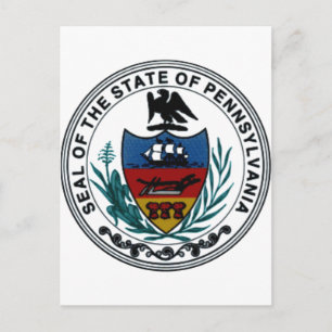 Pennsylvania State Seal Postcard
