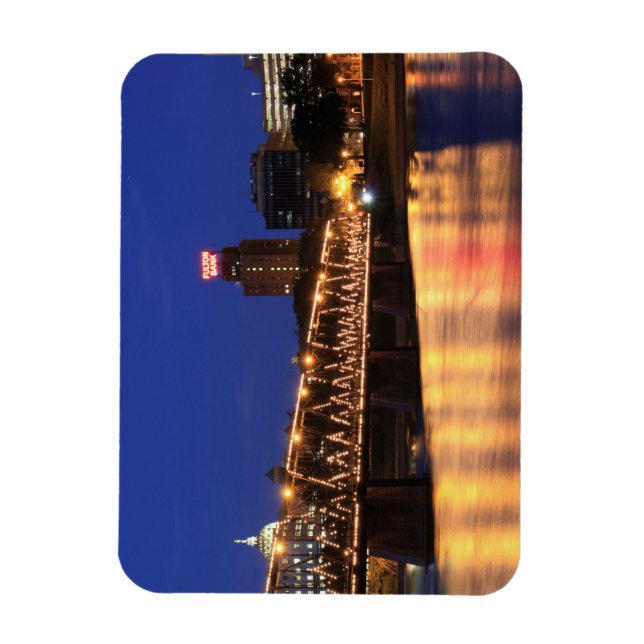 Pennsylvania State Walnut Street Bridge Magnet (Vertical)