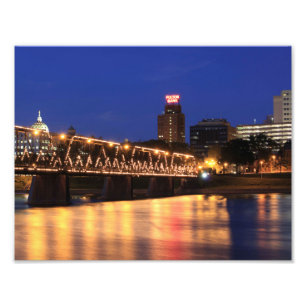 Pennsylvania State Walnut Street Bridge Photo Print