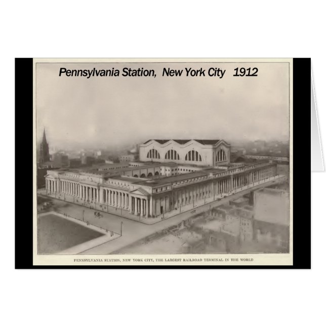Pennsylvania Station New York 1912 (Front Horizontal)